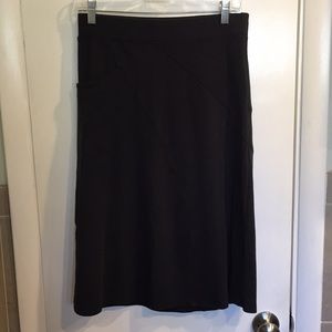 Horny Toad Dark Gray Knit Skirt